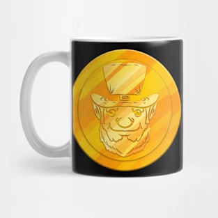 A Coin With A Leprechaun For St. Patricks Day Mug